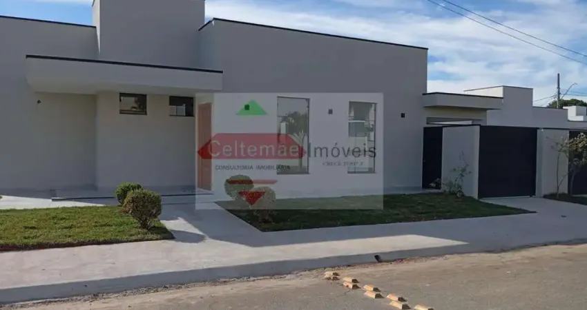 Casa Térrea a Venda, Nova, de Esquina, Glamourosa com 03 dormitórios, Condomínio Residencial Taubaté Alphaville, Taubaté/SP