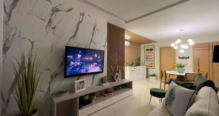 Apartamento vista mar com 3 dormitórios à venda, 130 m² por r$ 1.910.000 - canto do forte - praia grande/sp