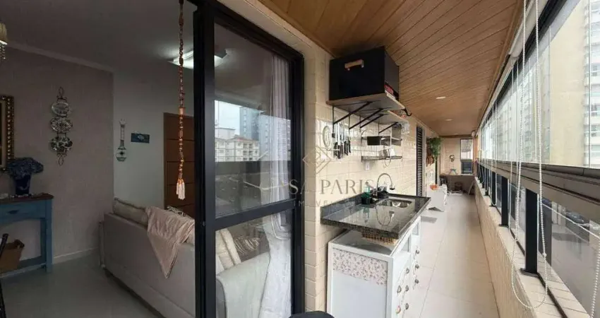 Apartamento com 2 dormitórios à venda, 74 m² por r$ 675.000,00 - canto do forte - praia grande/sp