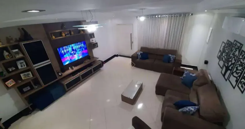 Sobrado com 3 dormitórios à venda, 121 m² por r$ 605.000,00 - maracanã - praia grande/sp