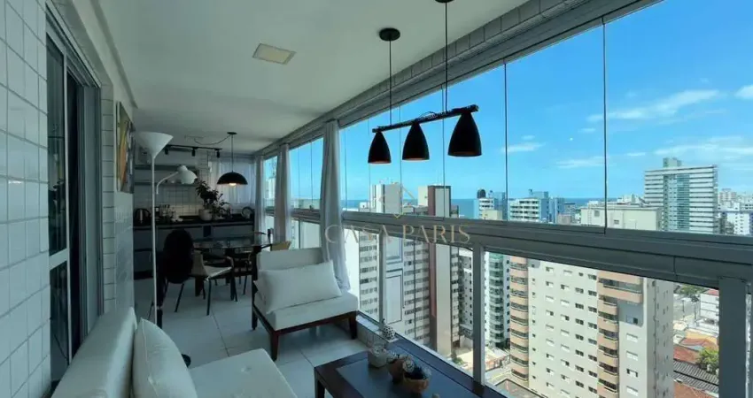 Apartamento VISTA MAR com 2 dormitórios à venda, 106 m² por R$ 770.000 - Tupi - Praia Grande/SP