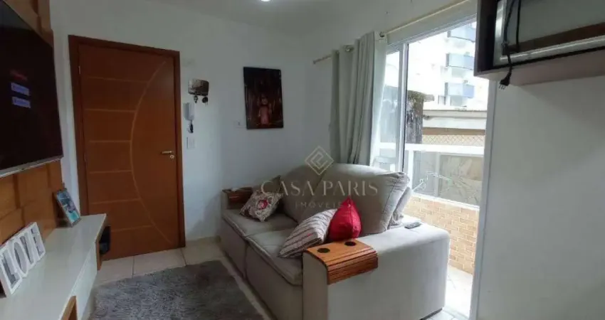 Apartamento com 1 dormitório à venda, 37 m² por r$ 280.000,00 - vila guilhermina - praia grande/sp