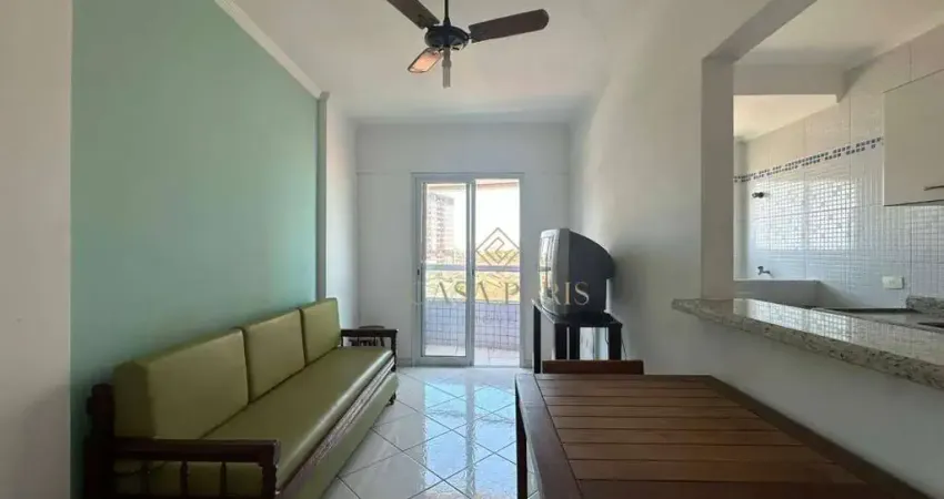 Apartamento vista mar com 1 dormitório à venda, 38 m² por r$ 305.000 - caiçara - praia grande/sp