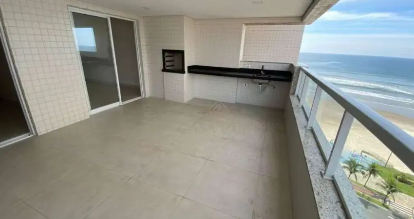Apartamento vista mar com 2 dormitórios à venda, 101 m² por r$ 1.100.000 - caiçara - praia grande/sp