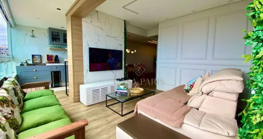 Apartamento com 2 dormitórios à venda, 100 m² por R$ 1.300.000,00 - Vila Guilhermina - Praia Grande/SP