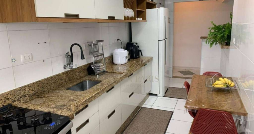 Apartamento com 3 dormitórios à venda, 102 m² por R$ 950.000,00 - Canto do Forte - Praia Grande/SP