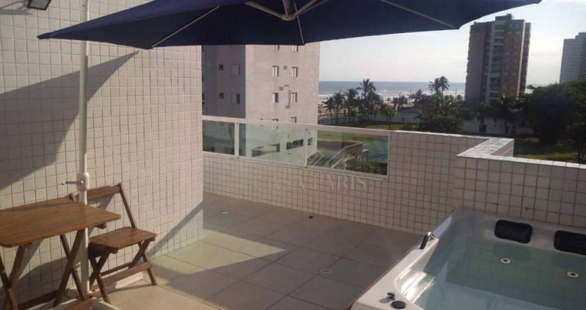 Cobertura com 3 dormitórios à venda, 118 m² por R$ 1.060.000,00 - Solemar - Praia Grande/SP