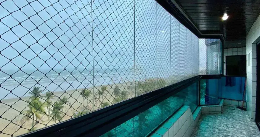 Apartamento com 3 quartos e sacada vista do mar à venda no Canto do Forte em Praia Grande!