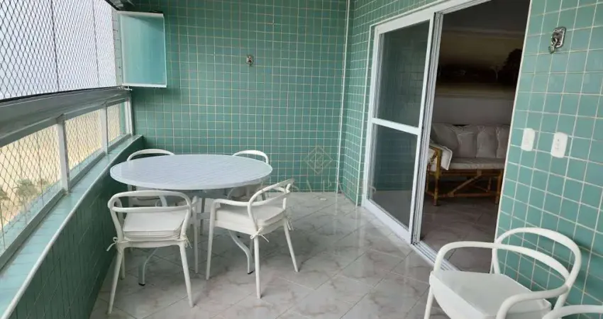 Apartamento mobiliado com 3 quartos e frente mar à venda na Vila Guilhermina em Praia Grande, aceita financiamento bancário!