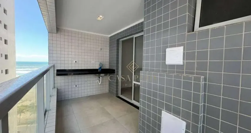 Apartamento vista mar com 1 dormitório à venda, 50 m² por r$ 359.000 - caiçara - praia grande/sp