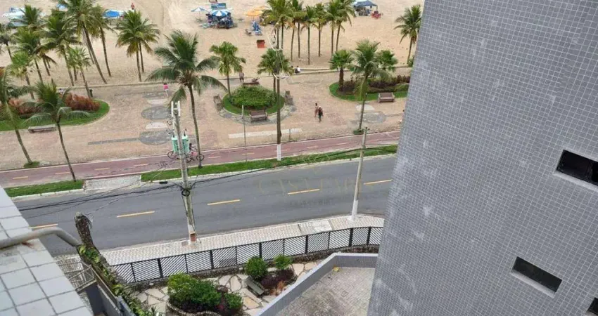 Apartamento com 3 dormitórios frente mar à venda, 85 m² por R$ 350.000 - Mirim - Praia Grande/SP