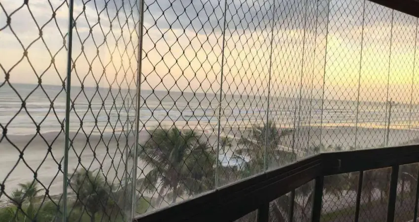 Apartamento vista mar com 3 dormitórios à venda, 98 m² por r$ 530.000 - caiçara - praia grande/sp