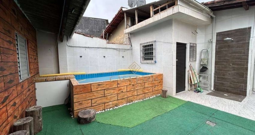 Casa com 3 dormitórios à venda, 80 m² por R$ 535.000,00 - Maracanã - Praia Grande/SP