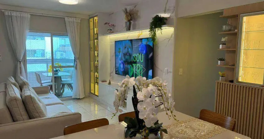 Apartamento com 2 dormitórios à venda, 89 m² por r$ 670.000,00 - vila guilhermina - praia grande/sp