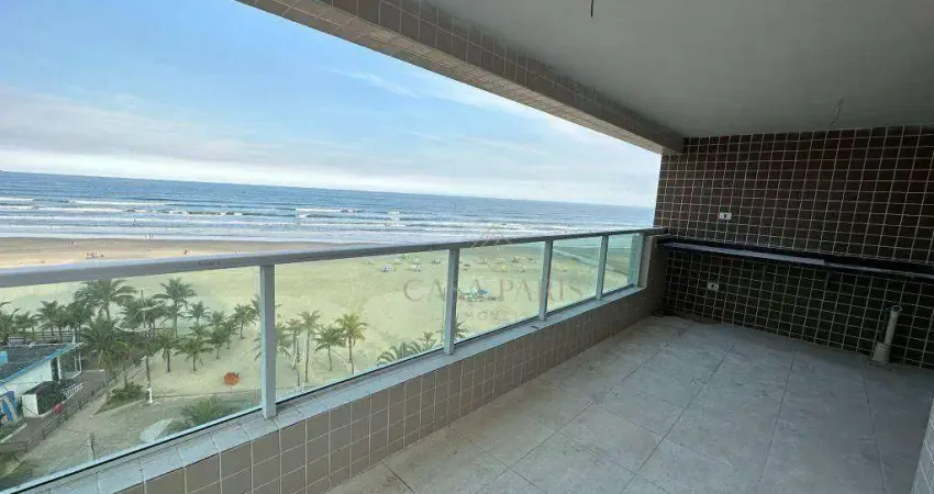 Apartamento com 3 quartos frente mar à venda, 111 m² por R$ 950.000 - Mirim - Praia Grande/SP
