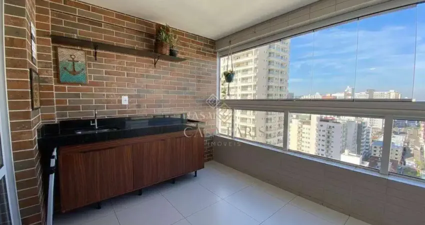 Apartamento com 2 dormitórios à venda, 70 m² por r$ 530.000,00 - canto do forte - praia grande/sp