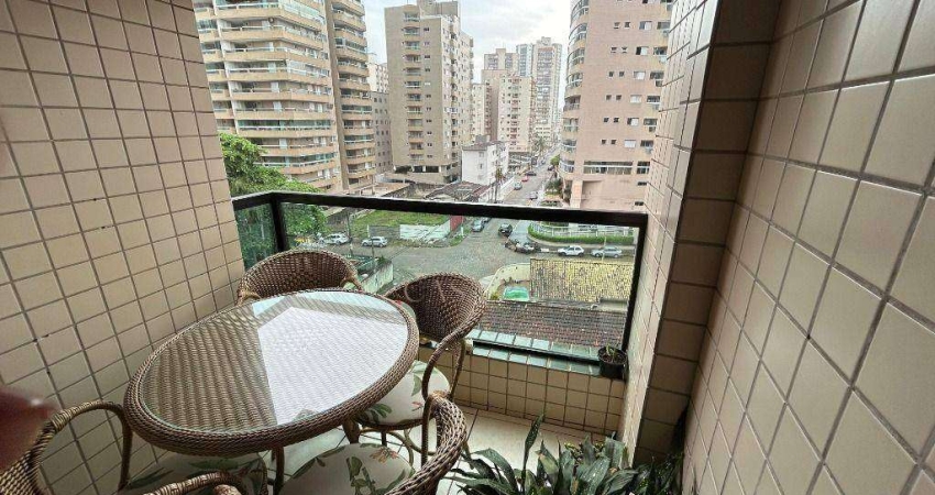 Apartamento com 2 dormitórios à venda, 85 m² por R$ 370.000,00 - Aviação - Praia Grande/SP