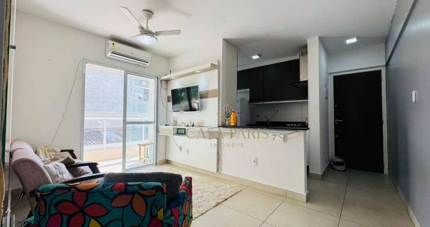 Apartamento com 2 dormitórios à venda, 63 m² por R$ 390.000,00 - Vila Guilhermina - Praia Grande/SP