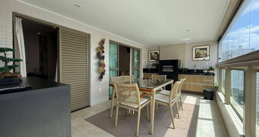Apartamento com 3 dormitórios à venda, 186 m² por R$ 2.500.000,00 - Canto do Forte - Praia Grande/SP
