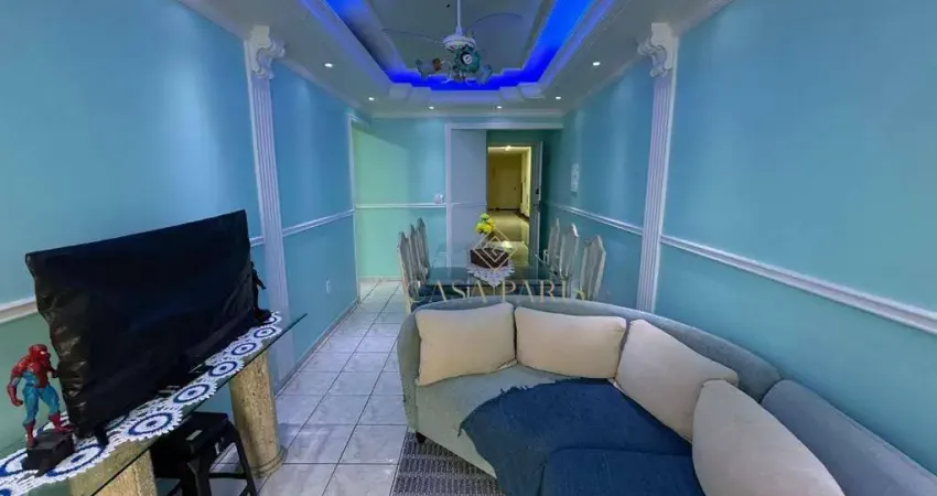 Apartamento mobiliado com 2 dormitórios à venda, 74 m² por r$ 375.000 - ocian - praia grande/sp