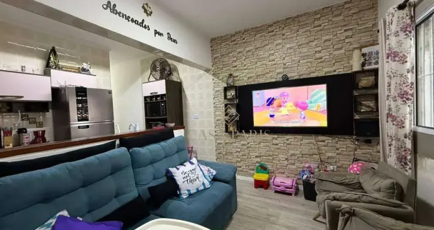 Casa com 2 dormitórios à venda, 80 m² por r$ 480.000,00 - caiçara - praia grande/sp