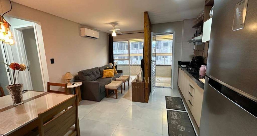 Apartamento com 1 dormitório à venda, 52 m² por R$ 545.000,00 - Caiçara - Praia Grande/SP
