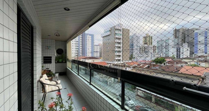 Apartamento com 2 dormitórios à venda, 88 m² por R$ 480.000,00 - Vila Guilhermina - Praia Grande/SP
