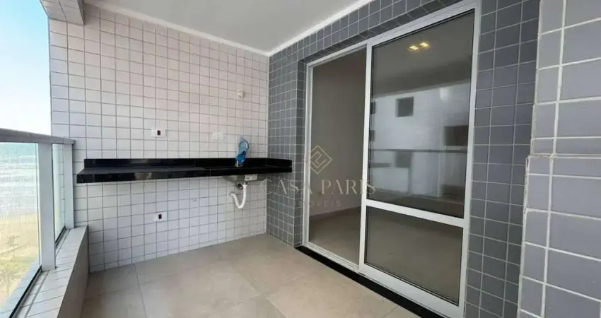 Apartamento vista mar com 1 dormitório à venda, 50 m² por r$ 350.000 - caiçara - praia grande/sp