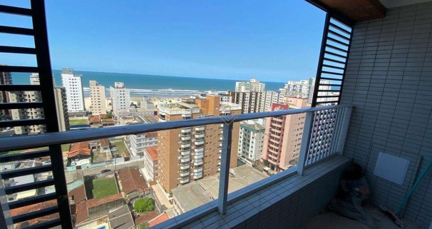 Apartamento com 2 dormitórios à venda, 67 m² por R$ 575.000,00 - Vila Guilhermina - Praia Grande/SP