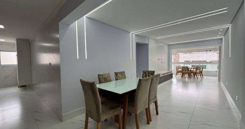 Apartamento com 3 dormitórios à venda, 117 m² por R$ 950.000,00 - Aviação - Praia Grande/SP