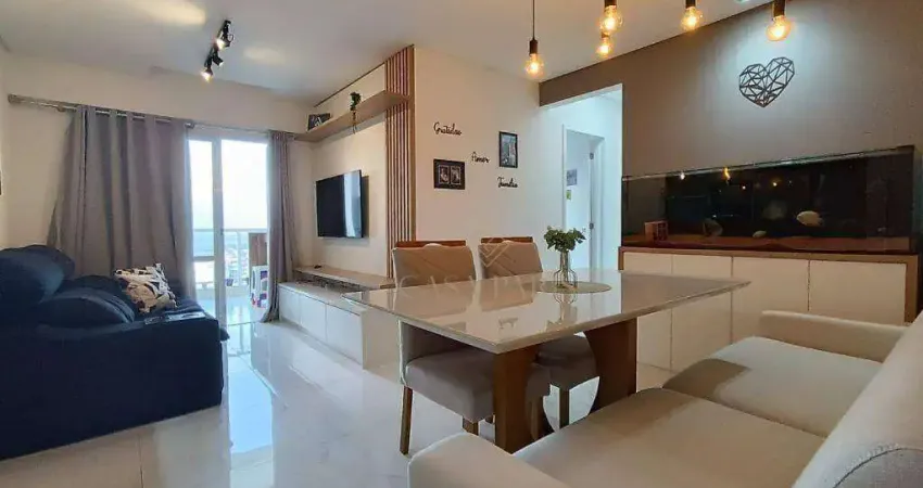 Apartamento com 2 dormitórios à venda, 82 m² por R$ 830.000 - Vila Guilhermina - Praia Grande/SP