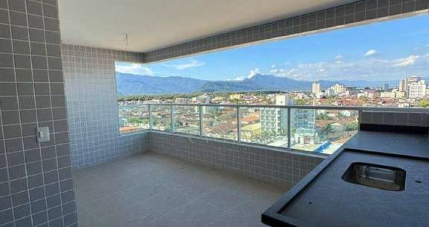 Apartamento com 2 dormitórios à venda, 77 m² por R$ 570.000,00 - Caiçara - Praia Grande/SP