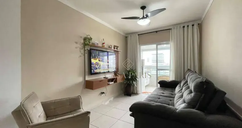 Apartamento com 2 dormitórios à venda, 74 m² por r$ 580.000,00 - vila guilhermina - praia grande/sp