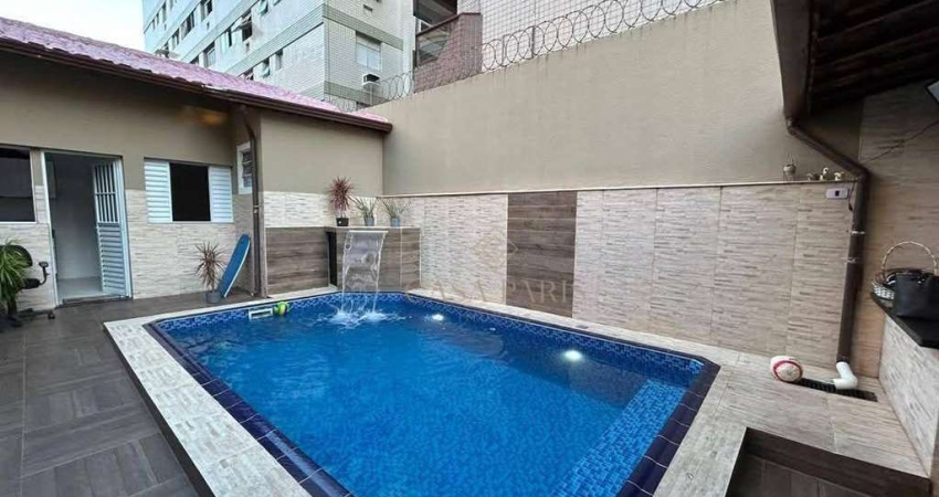 Casa com 3 dormitórios à venda, 220 m² por R$ 850.000,00 - Vila Guilhermina - Praia Grande/SP
