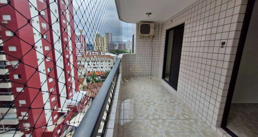 Apartamento à venda, 89 m² por R$ 430.000,00 - Canto do Forte - Praia Grande/SP