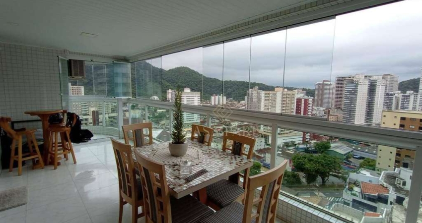 Apartamento com 3 dormitórios à venda, 152 m² por R$ 1.350.000,00 - Canto do Forte - Praia Grande/SP