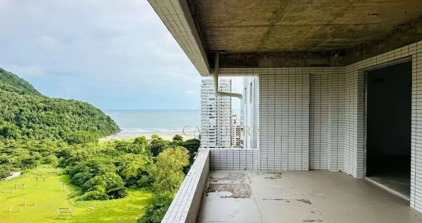 Apartamento com 3 suítes, 3 vagas e vista do mar à venda, 127 m² por r$ 1.200.000 - canto do forte - praia grande/sp