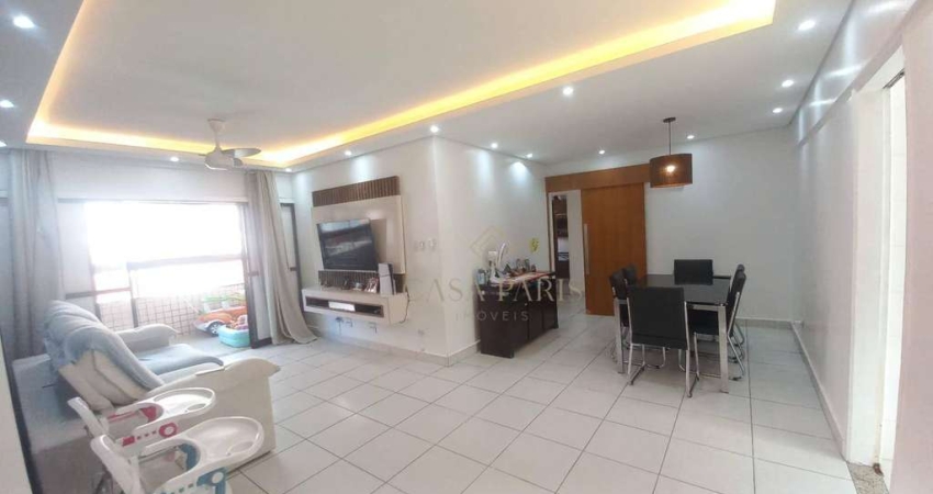 Apartamento à venda, 108 m² por R$ 645.000,00 - Tupi - Praia Grande/SP