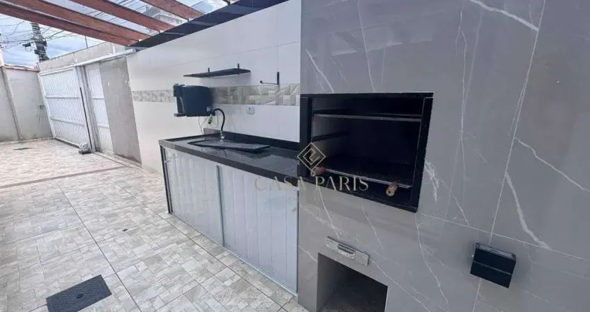 Casa com 2 suítes à venda, 90 m² por r$ 550.000 - caiçara - praia grande/sp