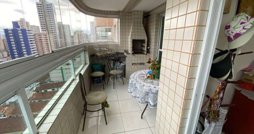 Apartamento com 1 dormitório à venda, 54 m² por R$ 340.000 - Aviação - Praia Grande/SP