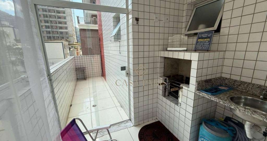 Apartamento com 1 dormitório à venda, 70 m² por R$ 375.000,00 - Canto do Forte - Praia Grande/SP
