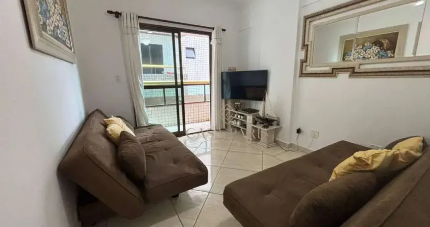 Apartamento mobiliado com 1 dormitório à venda, 48 m² por r$ 280.000 - caiçara - praia grande/sp