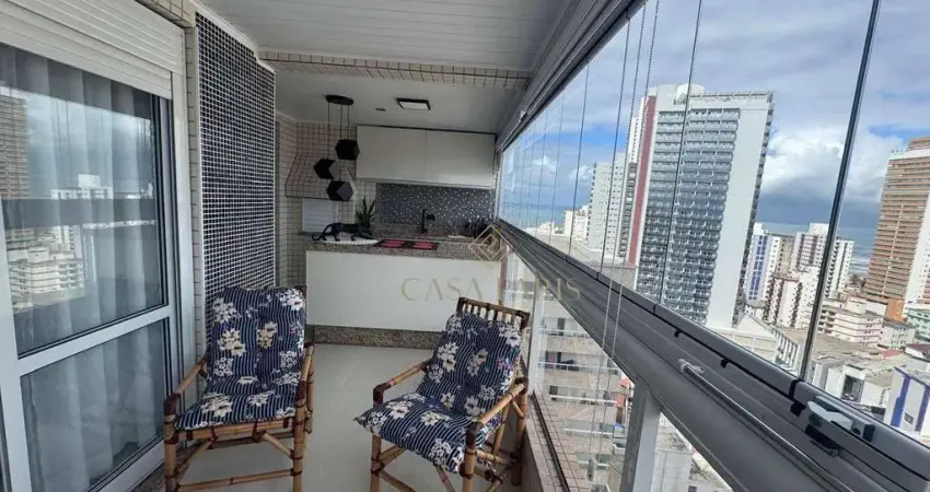 Apartamento com 2 dormitórios à venda, 93 m² por R$ 955.000,00 - Boqueirão - Praia Grande/SP