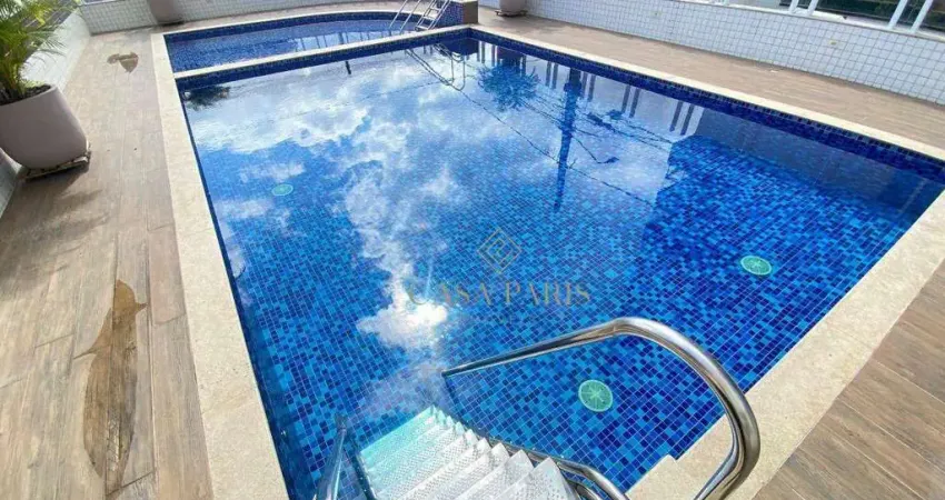 Apartamento com 2 dormitórios à venda, 64 m² por R$ 535.000,00 - Vila Guilhermina - Praia Grande/SP