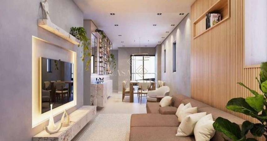 Apartamento com 2 dormitórios à venda, 77 m² por R$ 806.487,72 - Vila Guilhermina - Praia Grande/SP