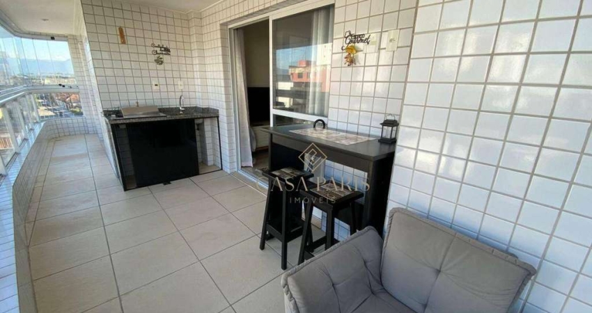 Apartamento com 2 dormitórios à venda, 86 m² por R$ 530.000,00 - Aviação - Praia Grande/SP