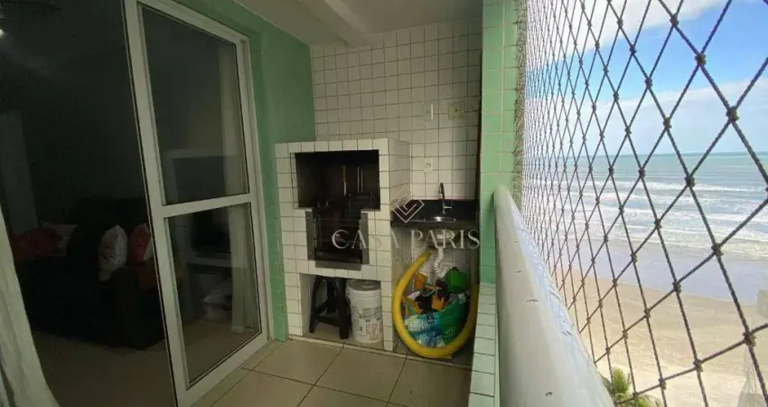 Apartamento com frente mar 2 dormitórios à venda, 81 m² por r$ 550.000 - jardim real - praia grande/sp