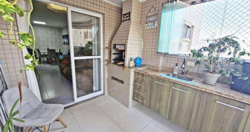 Apartamento com 2 dormitórios à venda, 86 m² por R$ 650.000,00 - Aviação - Praia Grande/SP