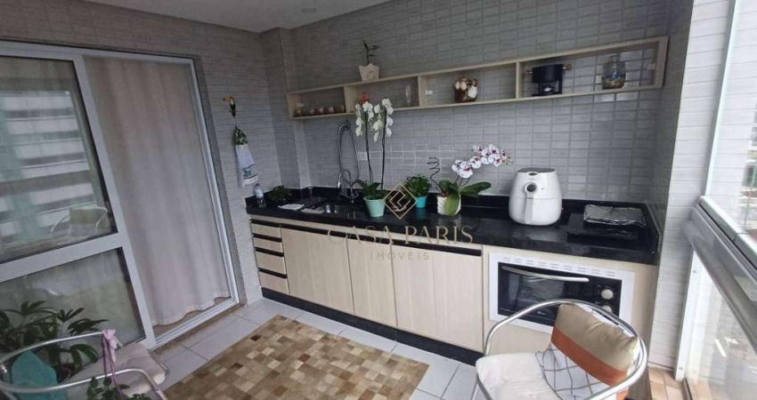 Apartamento com 2 dormitórios à venda, 75 m² por R$ 850.000,00 - Canto do Forte - Praia Grande/SP
