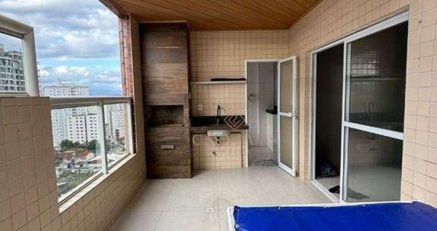 Cobertura com 3 dormitórios à venda, 140 m² por R$ 800.000,00 - Vila Guilhermina - Praia Grande/SP